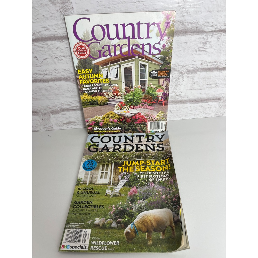 Country Gardens Magazine Lot Fall 2016 Early Spring 2017 BHG Cottage-core